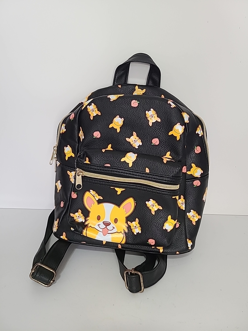 Corgis & Peaches Mini Backpack